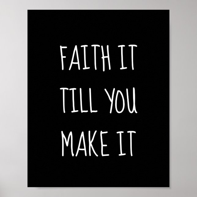 Black Faith It Poster (Vorne)
