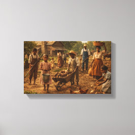 Black Farm Family Series 1 Leinwanddruck