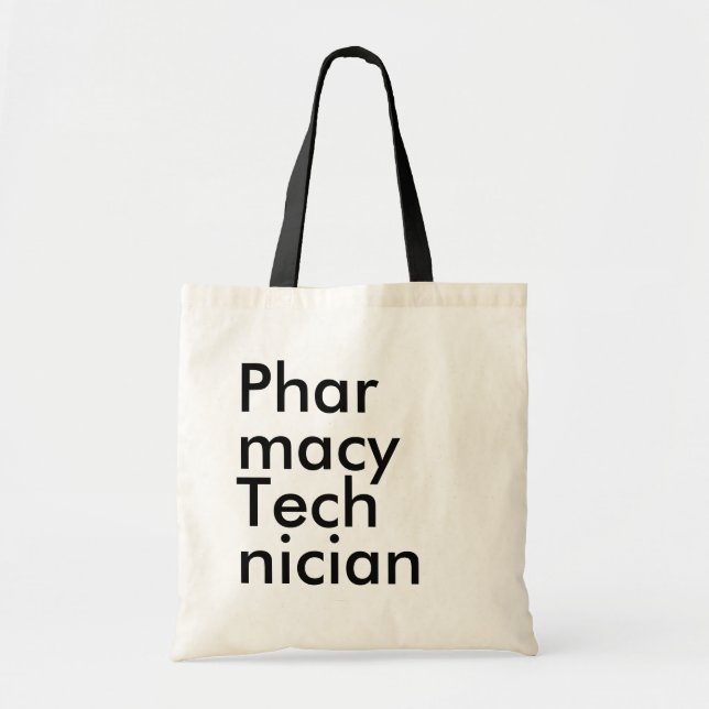Black Fashion Pharmacy Technician Tragetasche (Vorne)