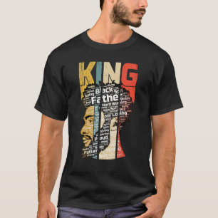 Black Father King Afrikanischer Vater Vater's Da T-Shirt