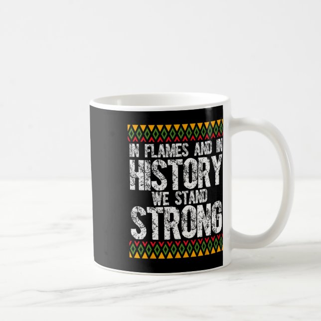 Black Firefighter Feuerwehrfeuerwehr Feuerwehrmann Kaffeetasse (Rechts)