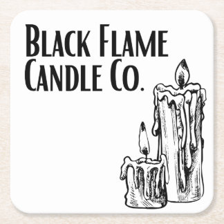 Black Flame Candle Co. Untersetzer