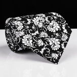 Black Floral Pattern Custom Necktie Krawatte<br><div class="desc">This custom necktie features a sophisticated floral pattern, making it a stylish and unique accessory. It's perfect for adding a touch of personality to any outfit, whether it's for a special occasion or everyday wear. The high-quality fabric ensures a comfortable and long-lasting wear, and the custom design allows you to...</div>