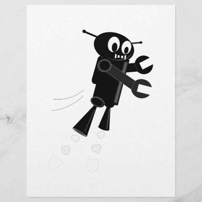 Black Flying Robot (Vorderseite)