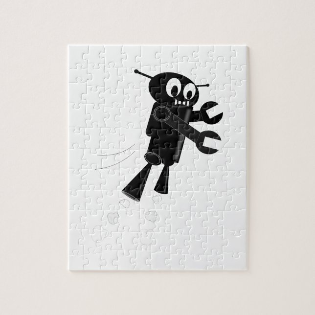 Black Flying Robot (Vertikal)