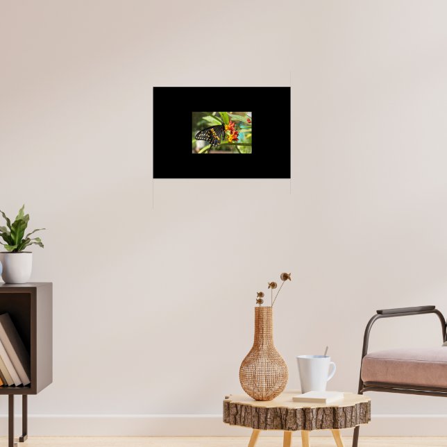 Black Frack Butterfly #2 Poster (Wohnzimmer 3)
