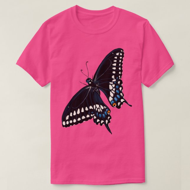 Black Frack Butterfly 2 T-Shirt (Design vorne)