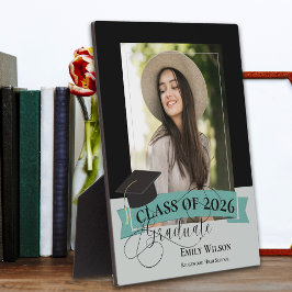Black Frame Graduation  Keepsake Photo Plaque Fotoplatte