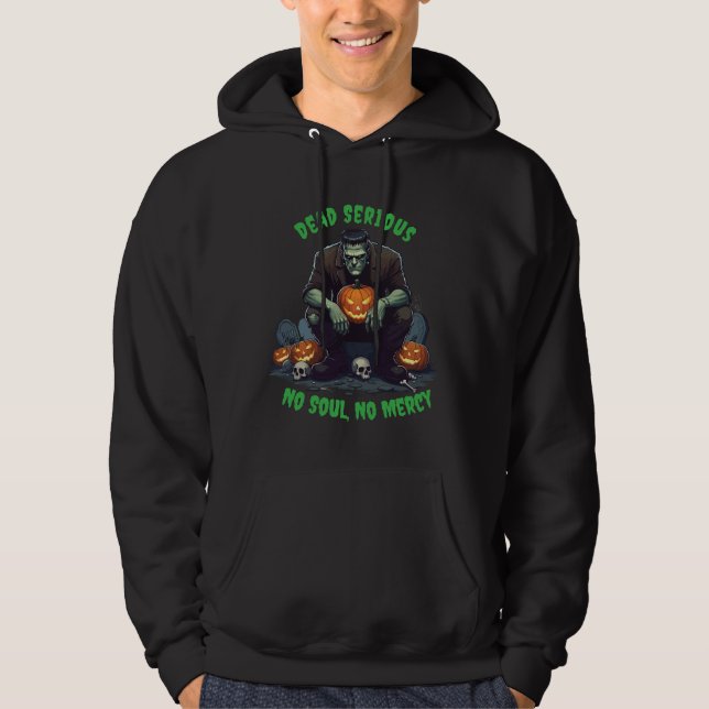 🖤 Black Frankenstein Halloween Sweatshirt 💀 U 🎃 (Vorderseite)