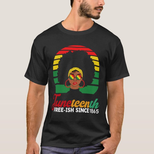 Black Freedom Free Ish seit 1865 19. T-Shirt (Vorderseite)
