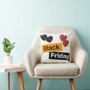 Black Friday Ballons – Dekoratives Wurfkissen Kissen