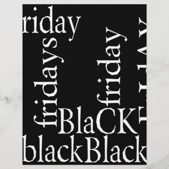 Black Friday Design (Vorderseite)