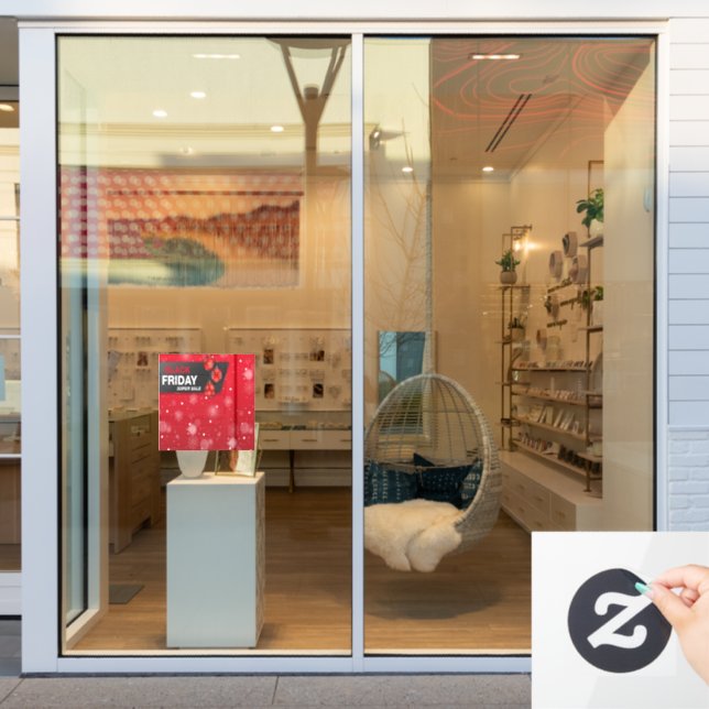 Black Friday Sale Fensteraufkleber (Schaufenster)
