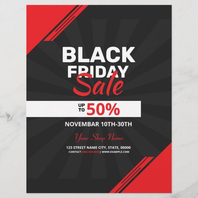 Black Friday Sale Flyer (Vorne)