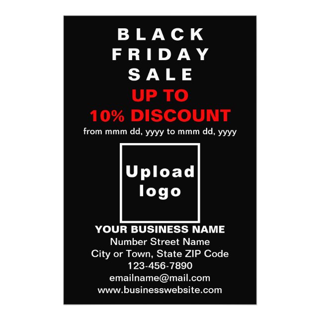 Black Friday Sale im Schwarzmarkt-Foto Fotodruck (Vorne)