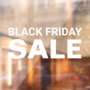 Black Friday Sale Sign Fensteraufkleber