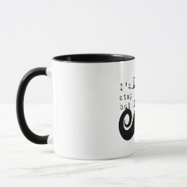 Black Funny Humor I Mustache Tasse
