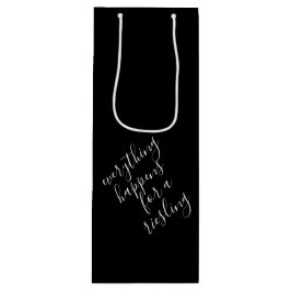 Black Funny Wine Pub Weinbeutel Geschenktüte Für Weinflaschen