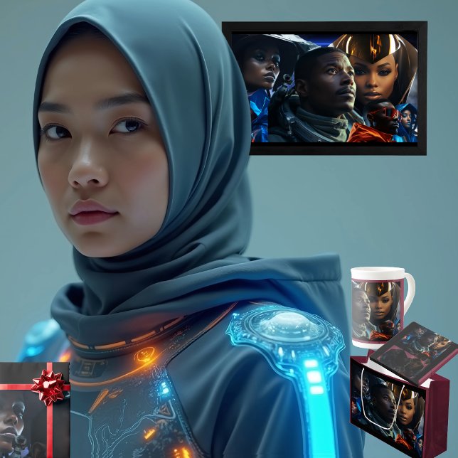 Black Future Poster (Get the full "Black Future" collection at  https://bit.ly/BlackFutureZazzle)