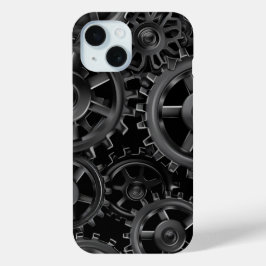Black Gear Fun Phone Case