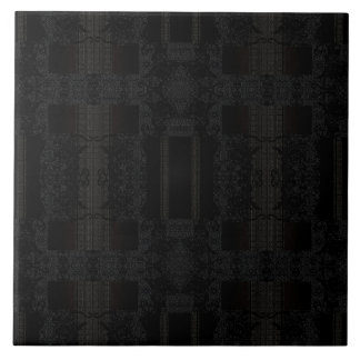 Black Geometric Pattern – Modern Minimalist Design Fliese