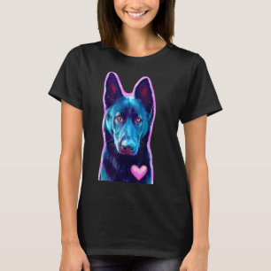 Black German Shepherd Gift for Dog Lovers Eigentüm T-Shirt