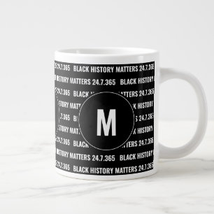 BLACK-GESCHICHTE-MATERIALIEN Jumbo-Tasse