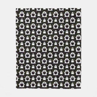 Black Ghost Fleece Blanket