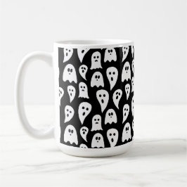 Black Ghost Halloween Kaffeetasse
