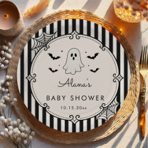 Black Gingham Geist Halloween