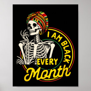 Black Girl Back History Monte African Im Black Eve Poster