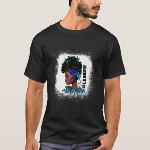 Black Girl Christlich Black Queen Afro African Jus T-Shirt