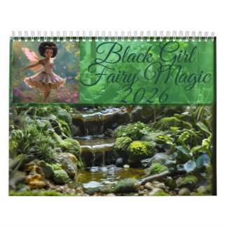 Black Girl Fairy Magic 2026 Calendar Kalender
