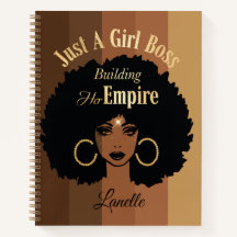 Black Girl-Komposition-Notebook
