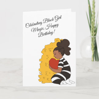Black Girl Magic Birthday Card Karte