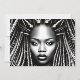 Black Girl Magic Birthday Sista Melanin Frau Einladung