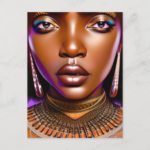 Black Girl Magic Birthday Sista Melanin Frau Postkarte