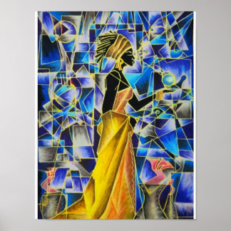 Black Girl Magic - BluBerry Poster Isis