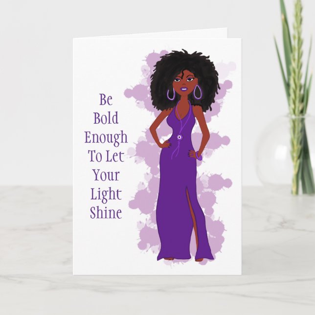 Black Girl Magic Grußkarte Karte (Vorderseite)