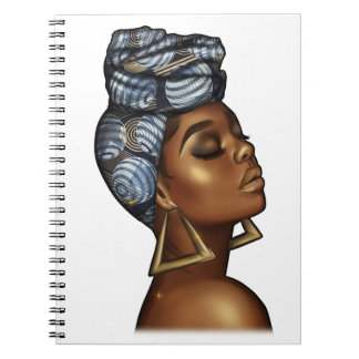 Black Girl Magic Melanin Queen African American Notizblock