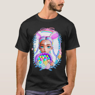Black Girl Magic Osterfest Bunny Basket Sasso T-Shirt