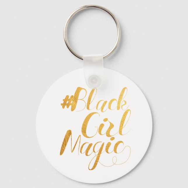 Black Girl Magic Schlüsselanhänger (Vorderseite)