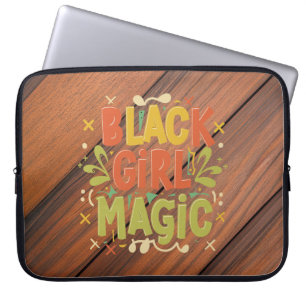 Black Girl Magic: Stärke, Schönheit und Exzellenz Laptopschutzhülle