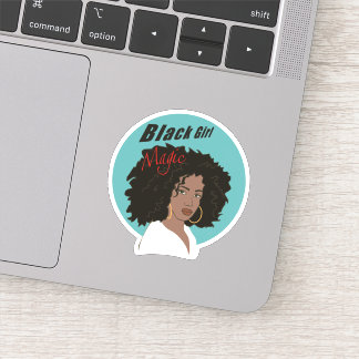 Black Girl Magic Sticker gros Afro belle femme