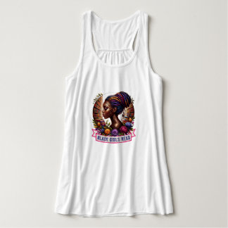 Black Girls lesen | Racerback Tank für Frauen Top