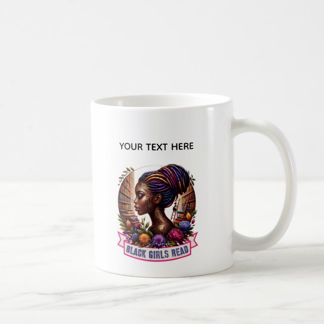 Black Girls Read Logo Mug | Coupe Lover Coffee Boo (Droite)