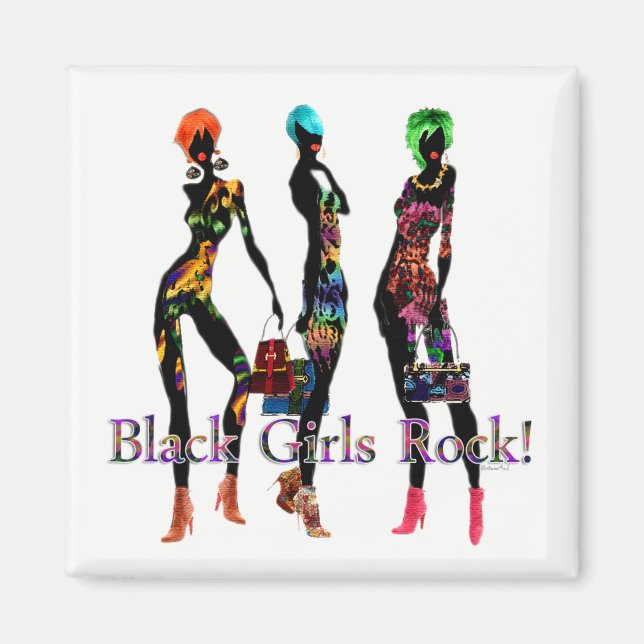 Black Girls Rock Magnet (Vorne)