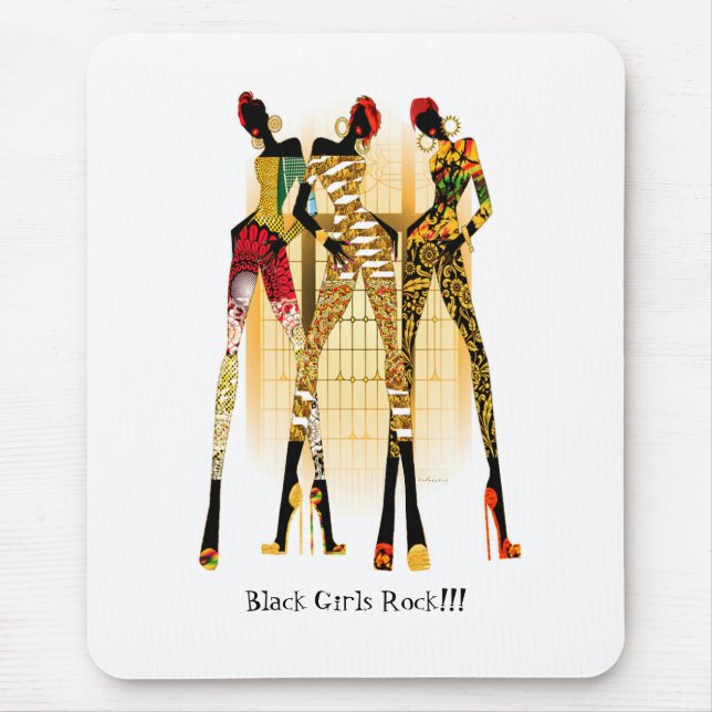 Black Girls Rock Mousepad (Vorne)