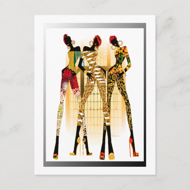 Black Girls Rock Postkarte (Vorderseite)