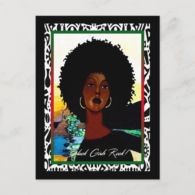 Black Girls Rock! Postkarte (Vorderseite)